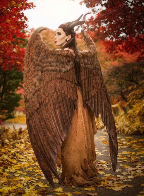 Dark Forest Winged Sorceress – Full Cosplay Set