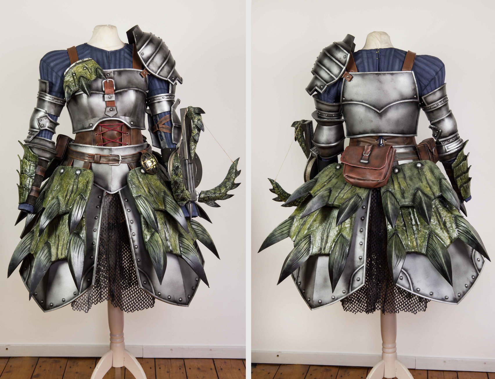 Monster Hunter Cosplay Armor „Wyvern Guard“ – Premium Handmade Set